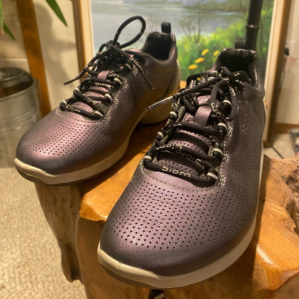 Ecco Biome Natural Motion Fjuel Performance Shoe Yak Leather